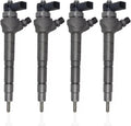 Set of 4 Fuel Injectors 0445110646 0445110647 for VW Audi 1.6 TDI 2.0 TDI (2003–2020)