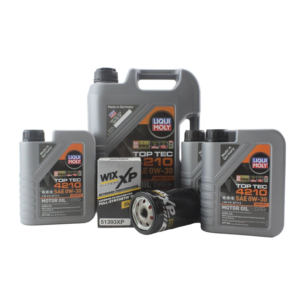 8L Liqui Moly Top Tec 4210 0W-30 Engine Oil Change Kit for Audi RS6 (2008–2010)