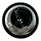 Air Cleaner Assembly Black Louvered for 1 or 2 Barrel Carb 2-5/16in Neck (—)
