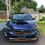Red Front Grille Pinstripe Vinyl Decal for Subaru WRX STI (2018-2020)