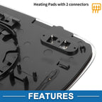 Heated Right Side Mirror Glass for Volkswagen Touareg (2002–2006)