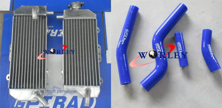 Aluminum Radiator + Hose for Yamaha WR450F WR 450F (2010-2011)