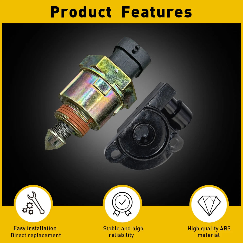Idle Control Valve & Throttle Position Sensor for Chevrolet C1500 C2500 (1991â1995)