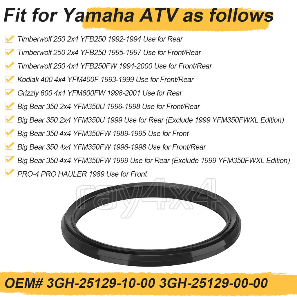 Front Wheel Dust Seal for Yamaha Pro Hauler 1000 (2016–2020) 3GH-25129-10-00