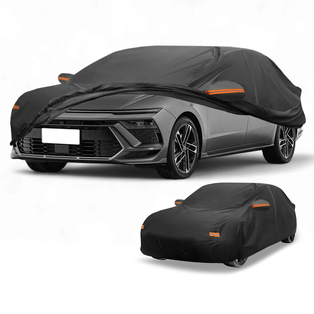 Waterproof Car Cover for Hyundai Sonata (190T-PU, Black)