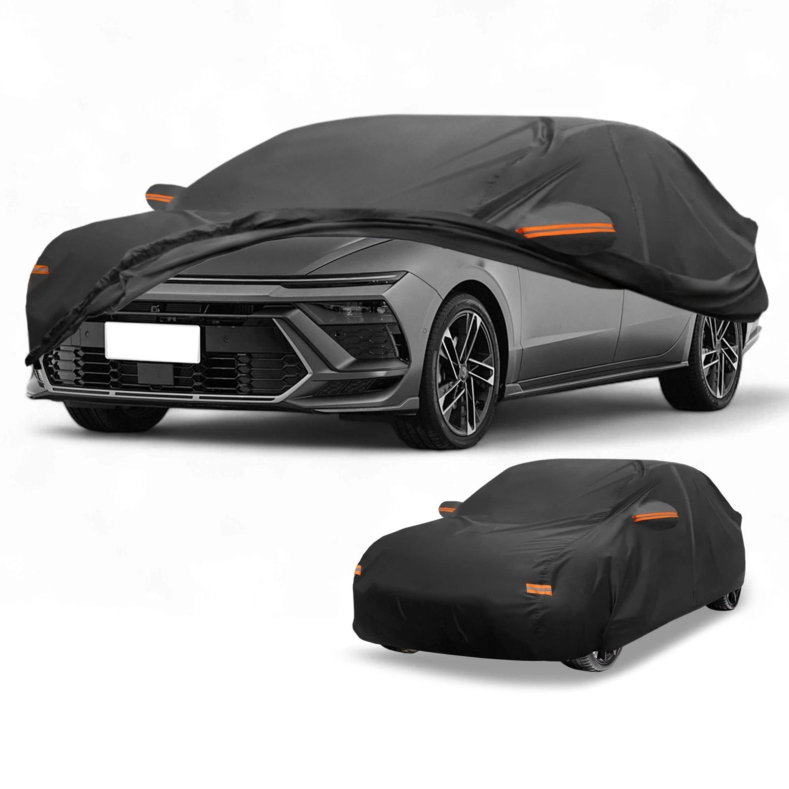 Waterproof Car Cover for Hyundai Sonata (190T-PU, Black)
