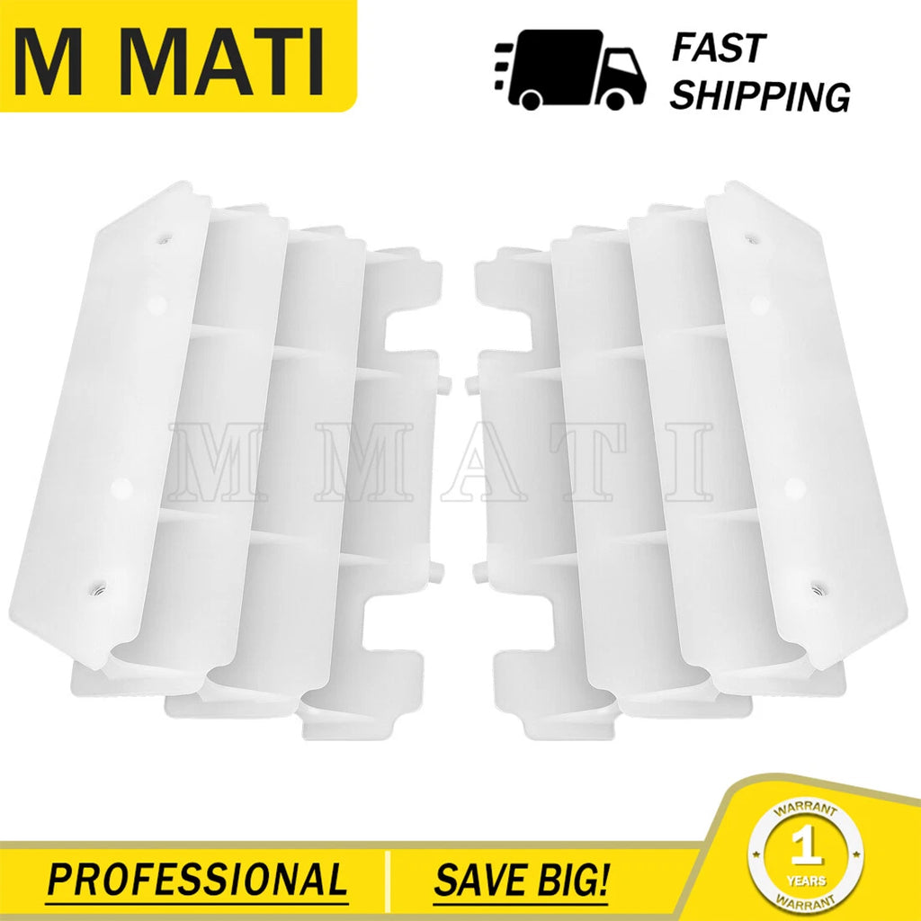 Radiator Guard Louver Set for Kawasaki KX125 KX250 (2003–2009)