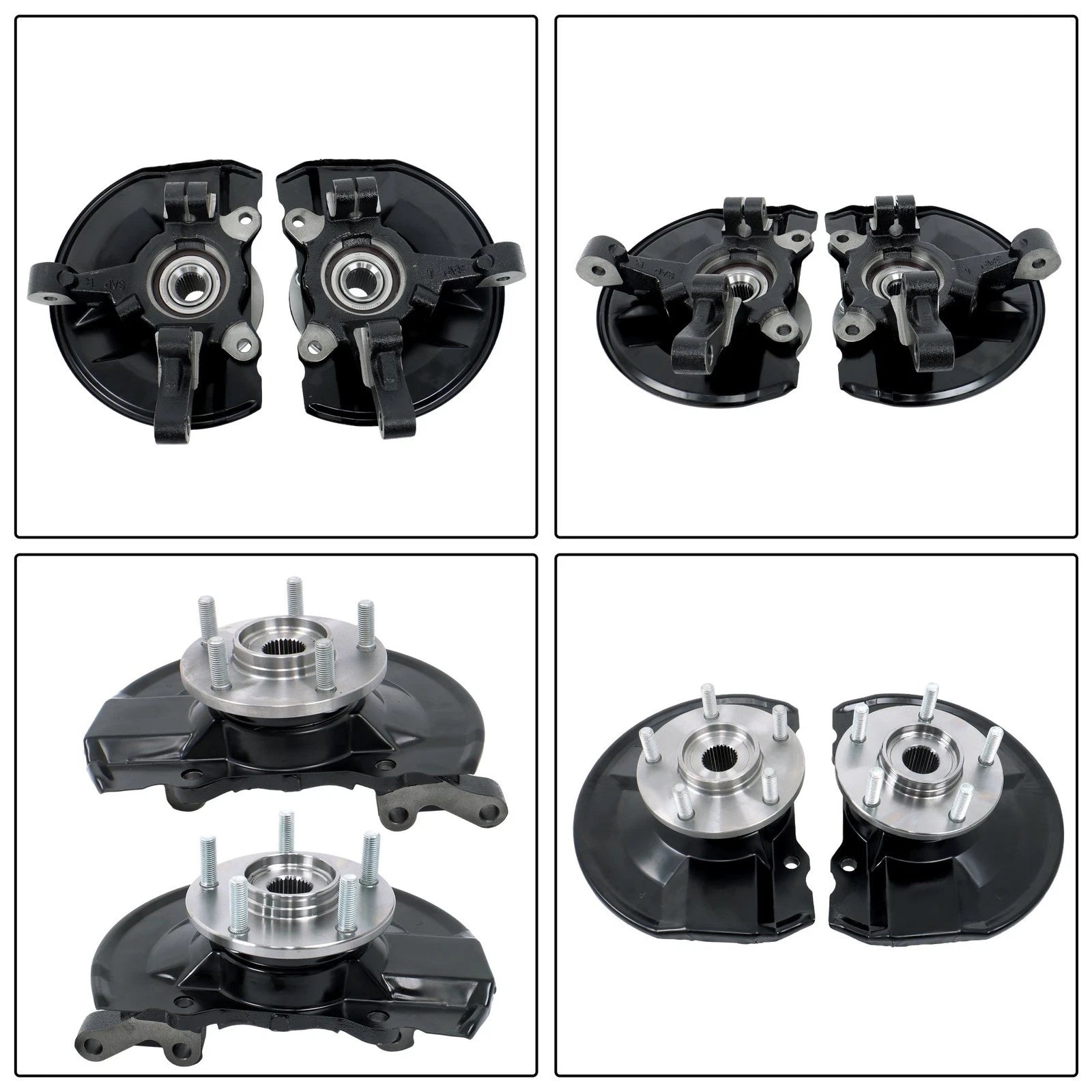 Front Steering Knuckle Wheel Hub Bearings for Jeep Patriot Compass (2007–2017)