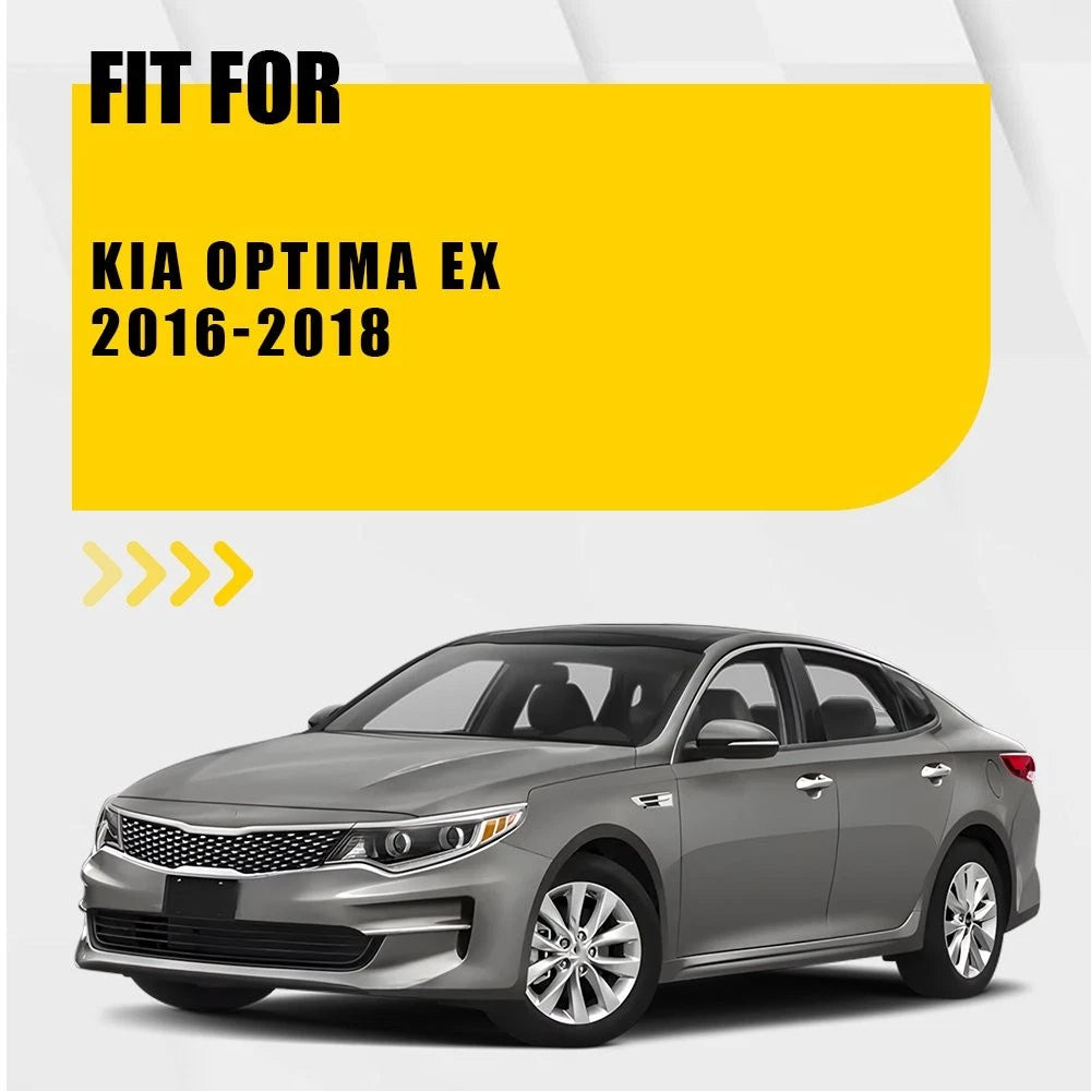 Set of 2 Front Fender Garnish Chrome Molding for Kia Optima (2016–2018)