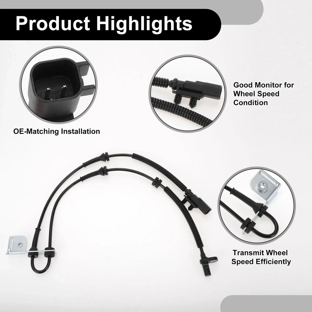 ABS Wheel Speed Sensor for Dodge Grand Caravan (2012-2020) 1 x Front Sensor