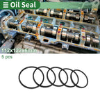 Set of 5 Oil Seal Rotary Shaft Seal NBR Rubber 112x122x6mm