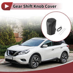 1 Pc Gear Shift Knob Cover for Nissan Murano (2009–2013) Black Gray