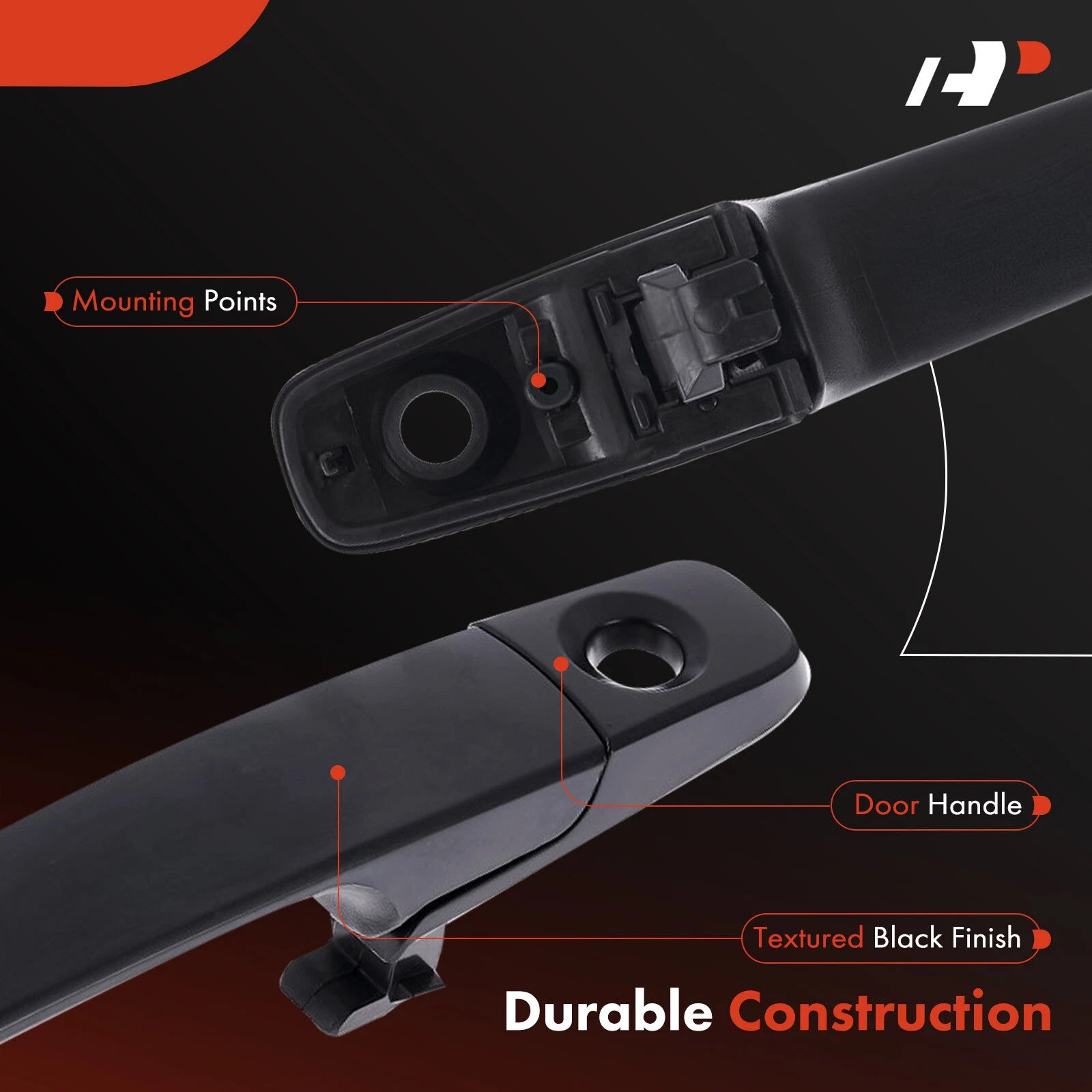 Front Left Door Handle with Keyhole for Ford Focus (2008-2011)