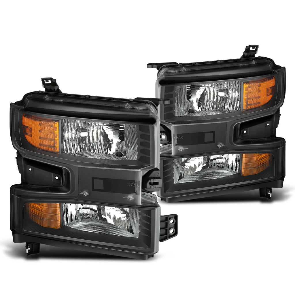 Right Side Black Clear Headlight for Chevy Silverado 1500 LTD (2019–2022)
