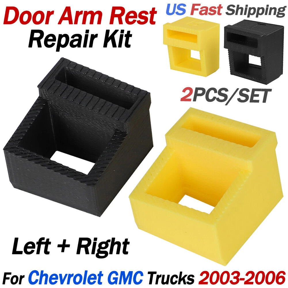 Door Arm Rest Switch Panel Clip Repair Kit for Chevy Silverado Tahoe GMC Sierra (2007–2014)