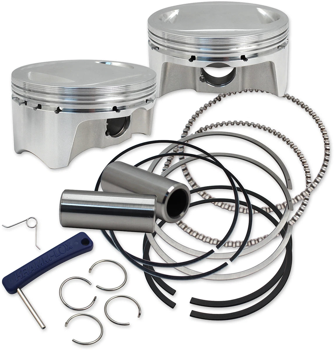 S&S Cycle Big Bore Forged Piston Kit for Harley-Davidson Twin Cam (2007–2016)