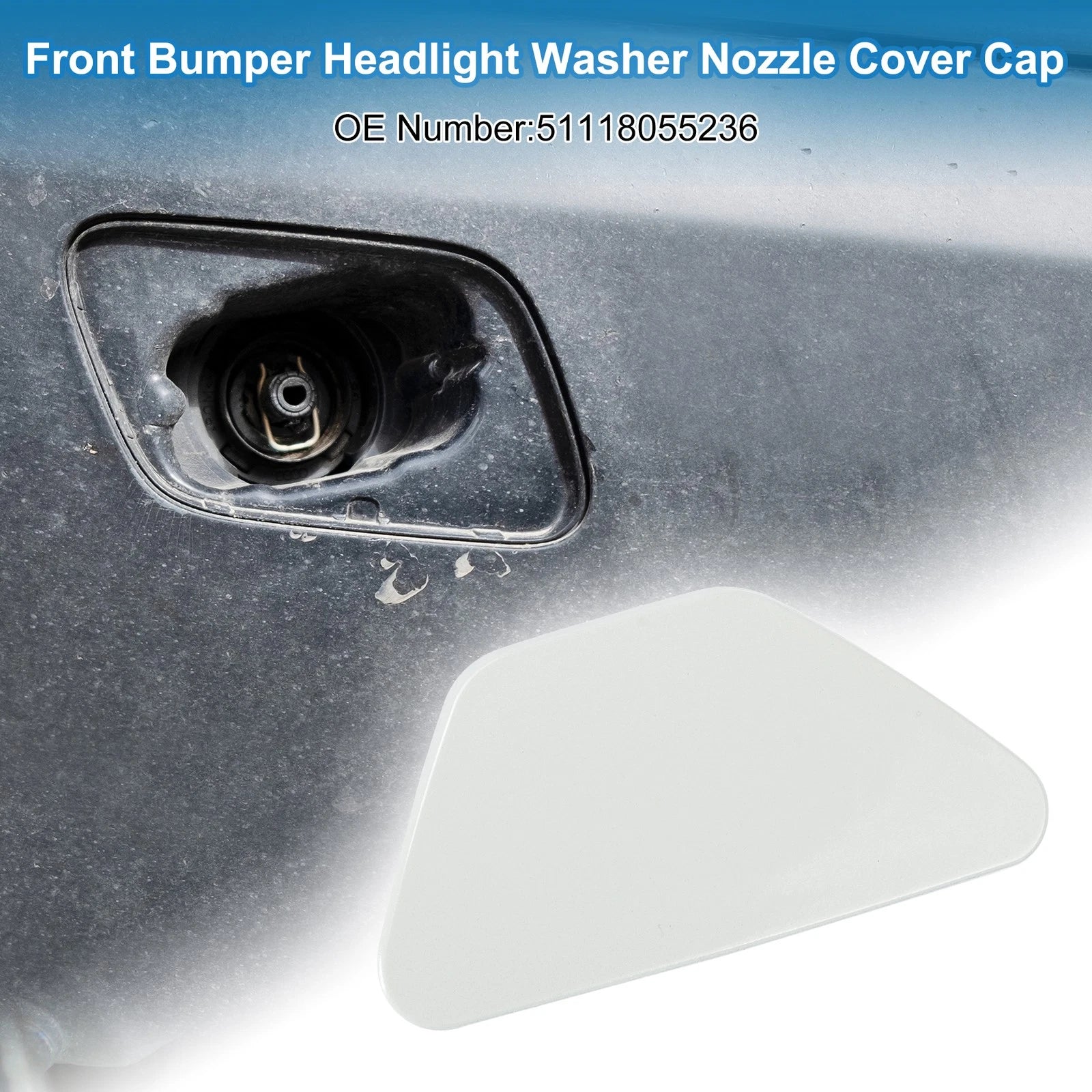 Front Right Headlight Washer Nozzle Cover Cap for BMW M5 (2013–2016)