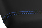 Leather Console Lid Armrest Cover for Nissan Maxima (2016–2021) Blue Stitch