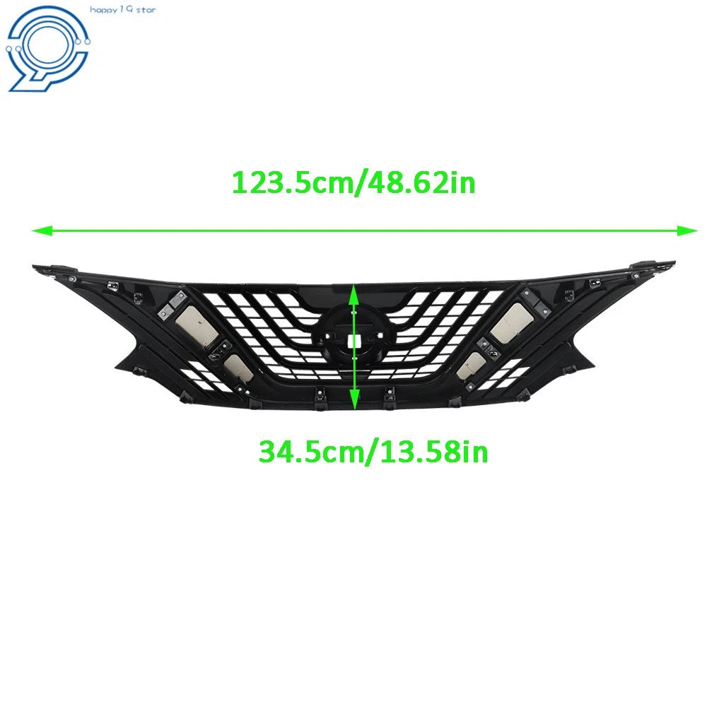 Chrome Front Upper Bumper Grill for Nissan Murano (2015-2018)