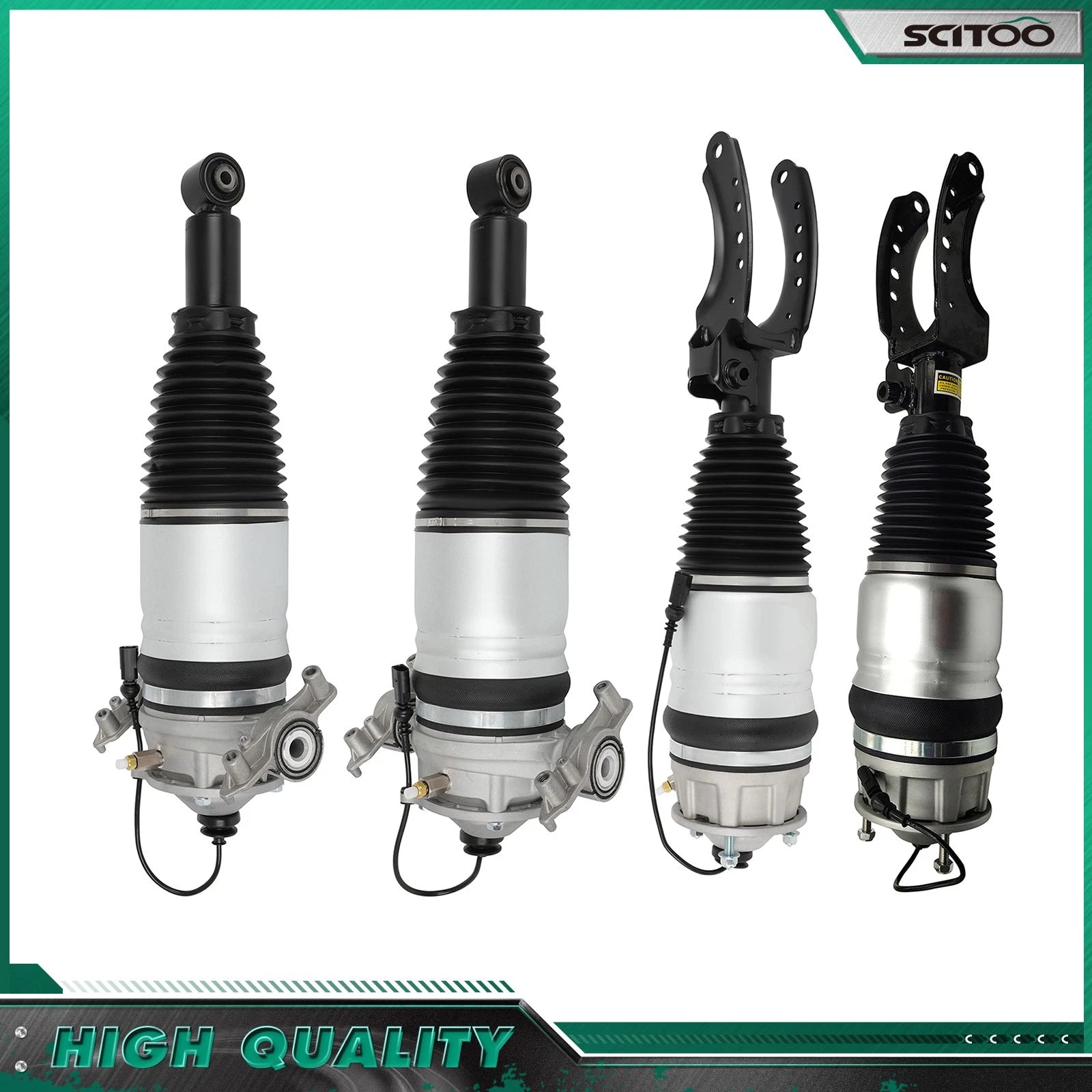 4X Air Suspension Shock Struts for Porsche Cayenne (2011–2018) 92A 958