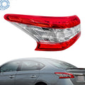 Driver Left Outer Tail Light for Nissan Sentra (2013–2015) Halogen