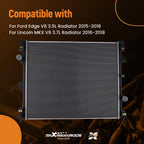 Crossflow Radiator for Ford Edge/Lincoln MKX V6 (2015-2018)
