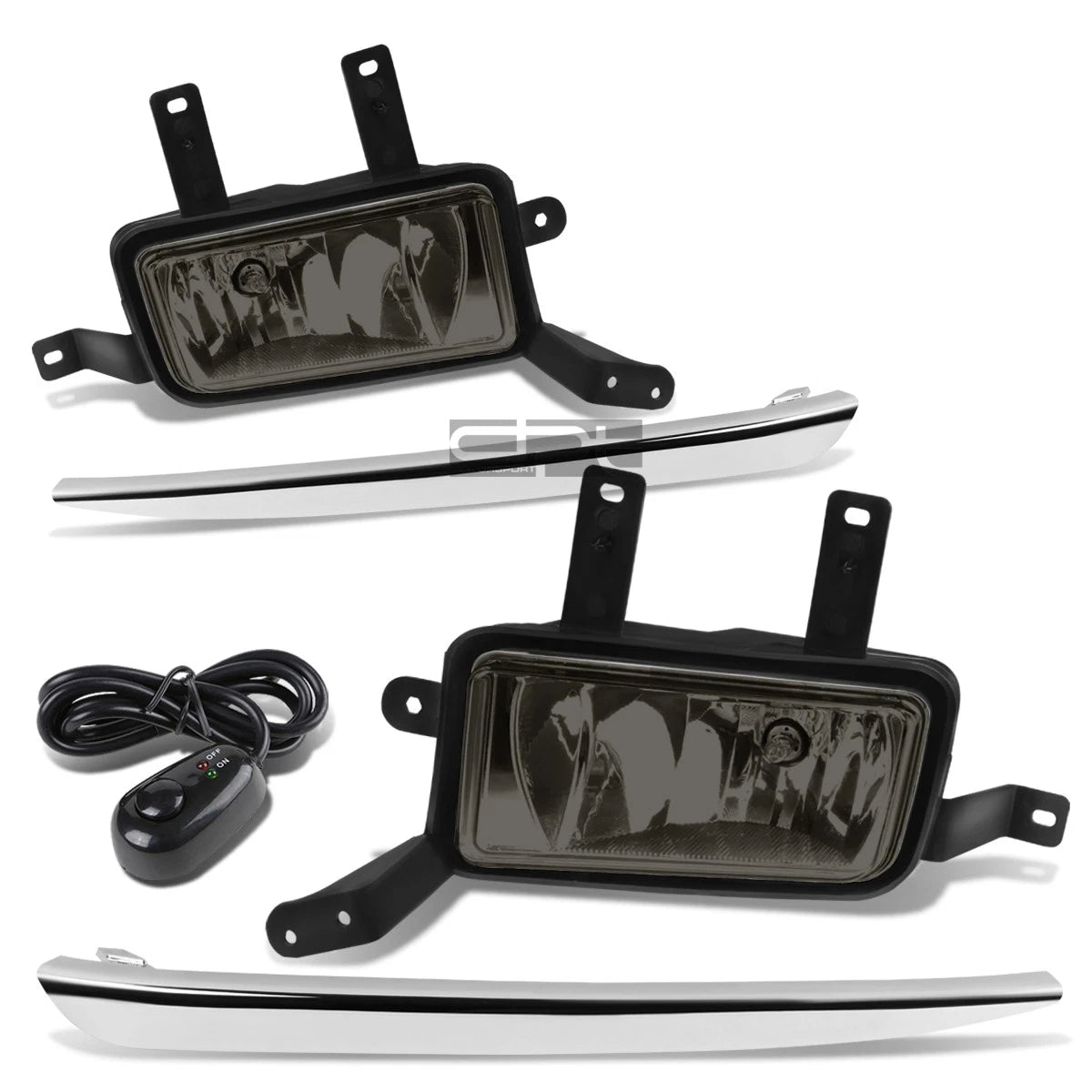 Fog Lights with Switch and Harness for Tahoe/Suburban (2015–2020) - Smoked Lens