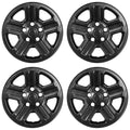 16" Gloss Black Wheel Skins for 2007-2017 Jeep Wrangler - UQSK0120