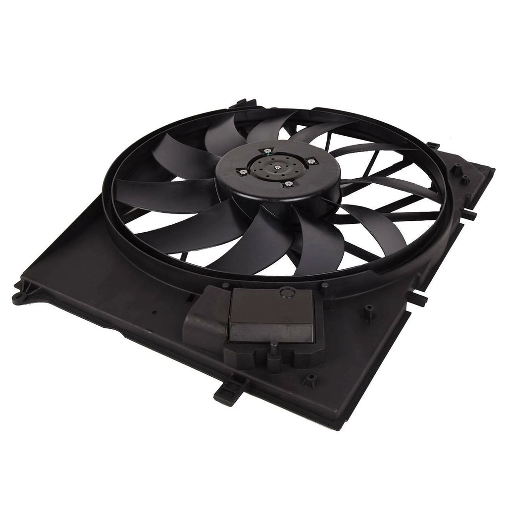 Radiator Cooling Fan Assembly for Mercedes-Benz SL55 SL63 SL65 AMG (2003–2009)