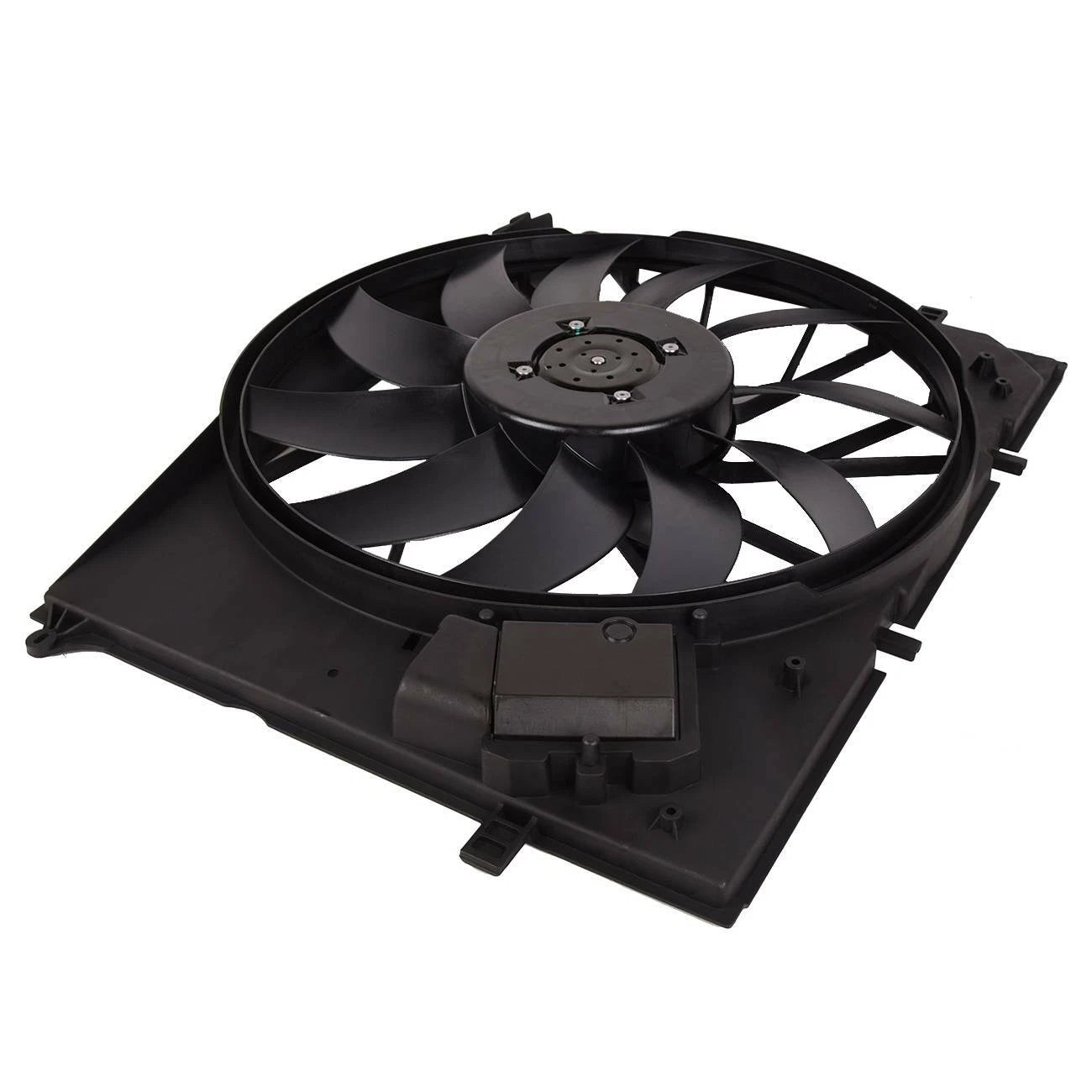 Radiator Cooling Fan Assembly for Mercedes-Benz SL55 SL63 SL65 AMG (2003–2009)