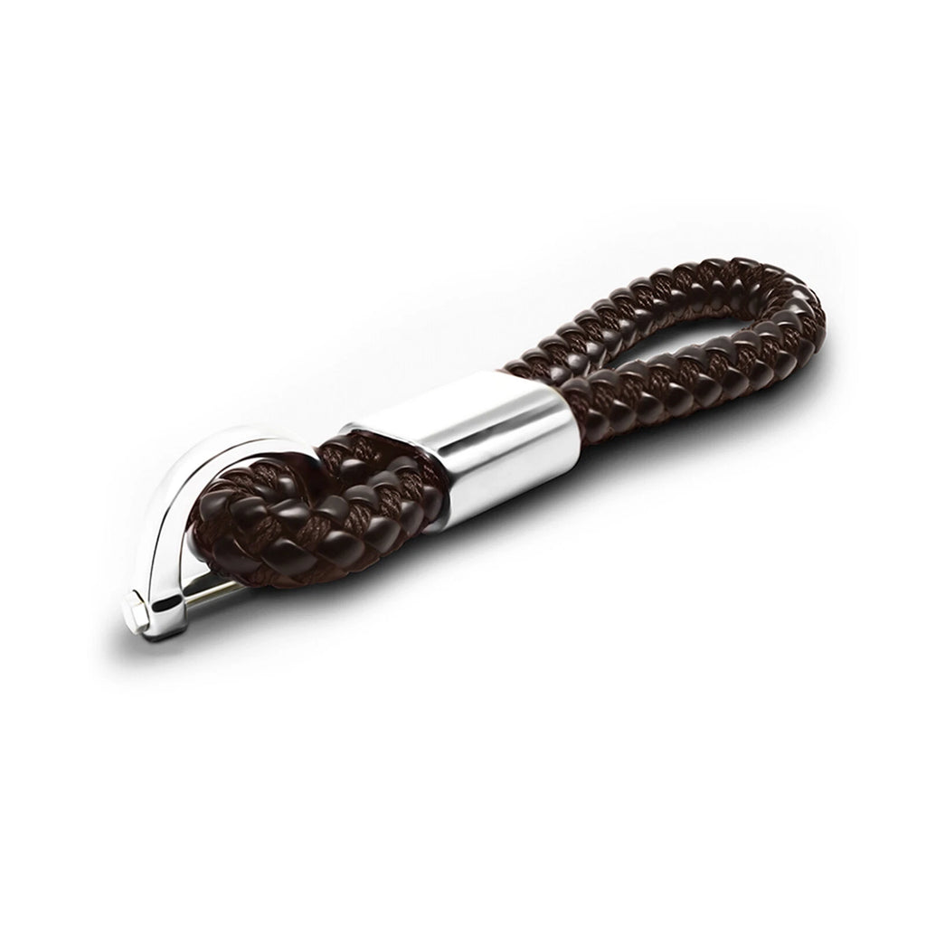 Leather Braided Keychain for Auto Home Key Ring Holder Men (2010-2020)
