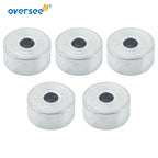 5pcs Round Zinc Anode for Suzuki Outboard Motor (55321-87J01, 55321-87J00)