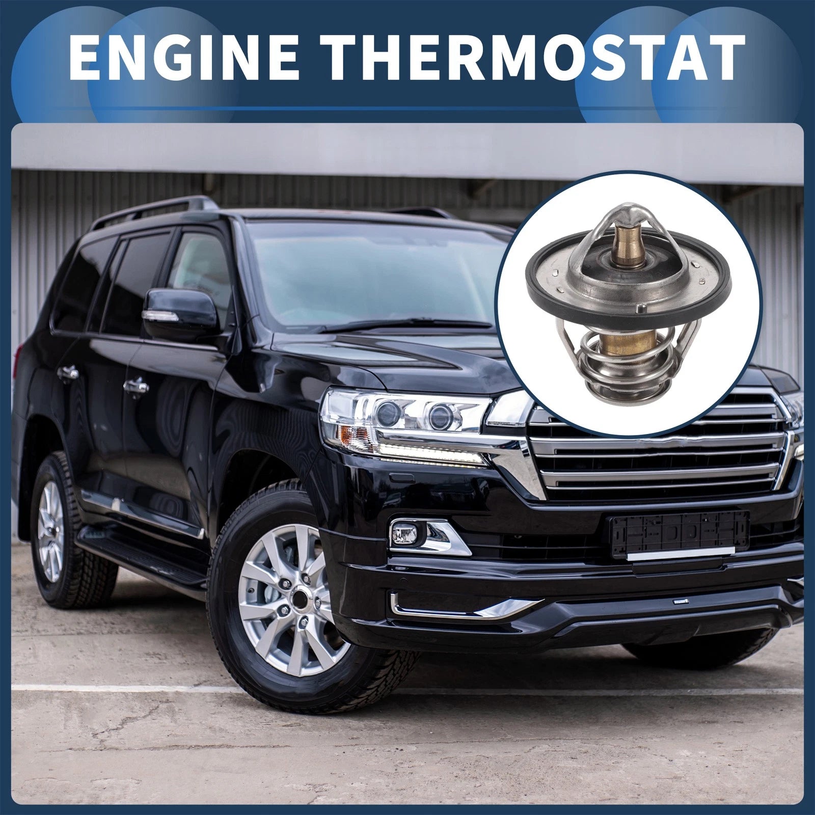Engine Coolant Thermostat for Toyota Land Cruiser 4.5L (1993–1997) No. 9091603117