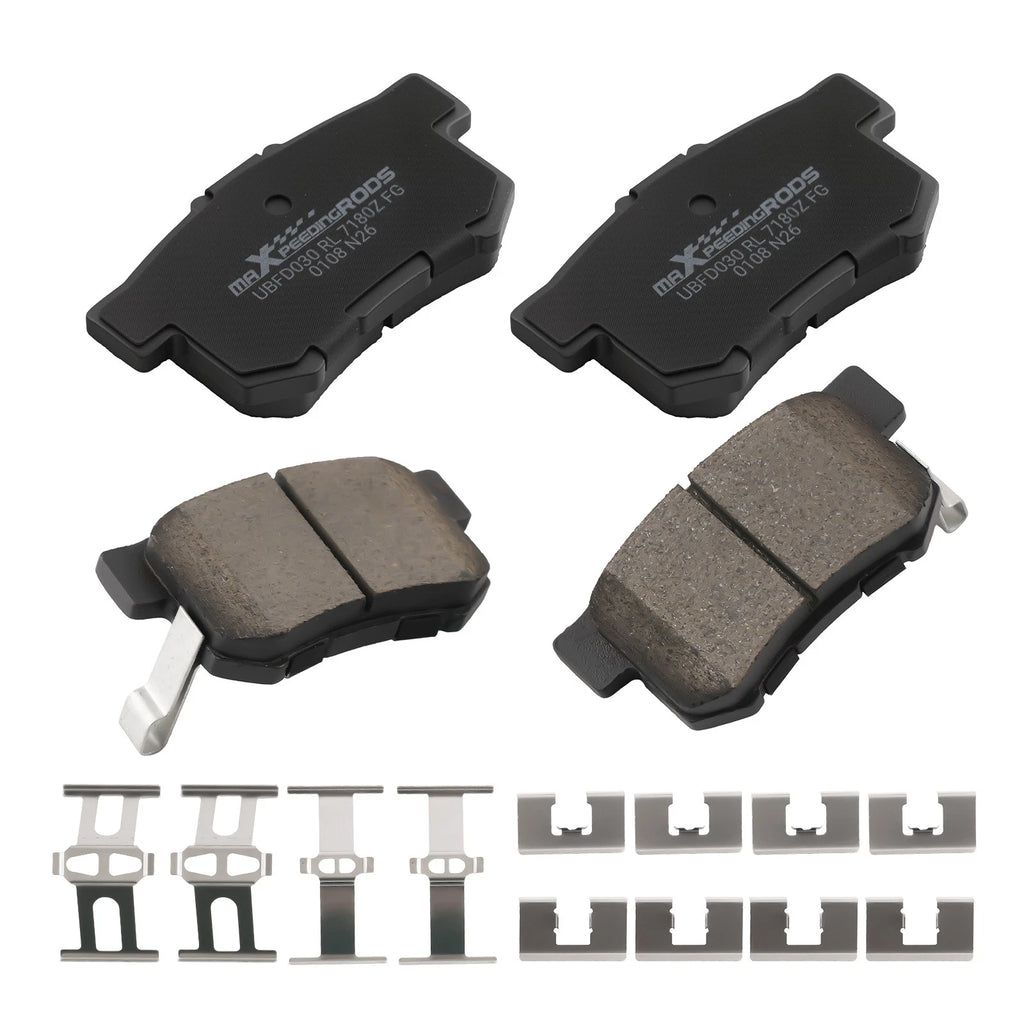 Set of 4 Rear Ceramic Brake Pads for Acura Vigor (1992–1994) Integra (1997–2001)