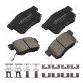Set of 4 Rear Ceramic Brake Pads for Acura Vigor (1992–1994) Integra (1997–2001)