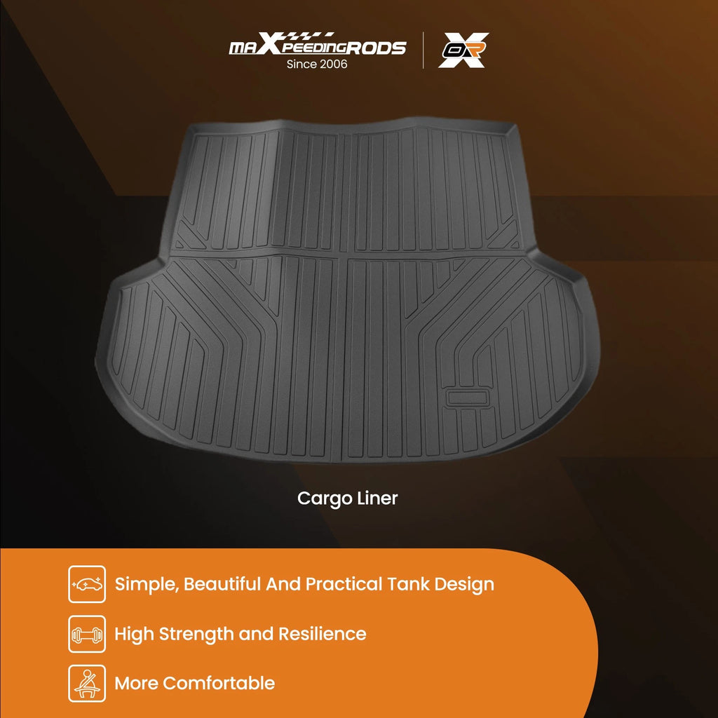 Trunk Mat Liner for Hyundai Santa Fe (2021–2023) Waterproof TPE