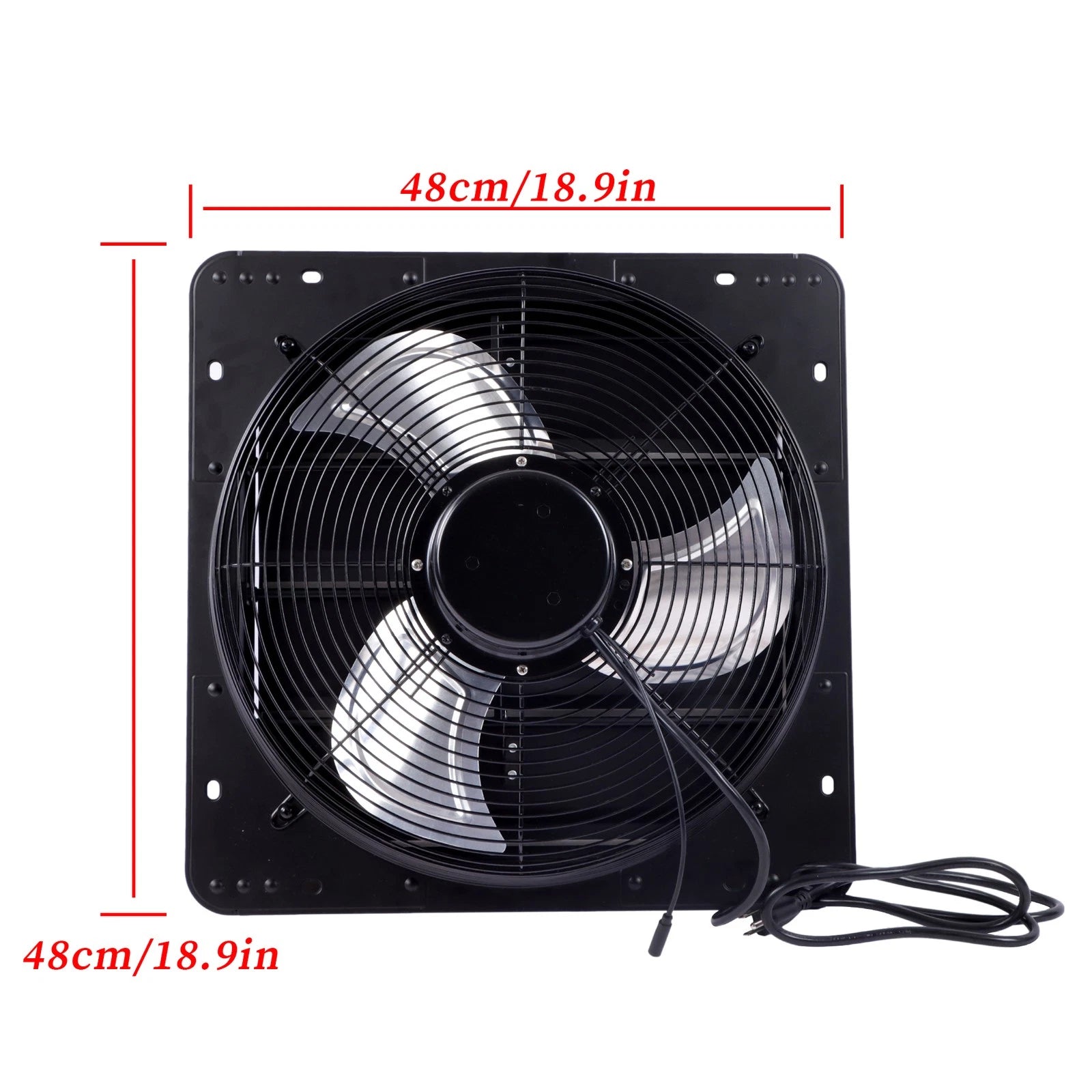 16 Inch Shutter Exhaust Fan for Wall Mount (2600 CFM)