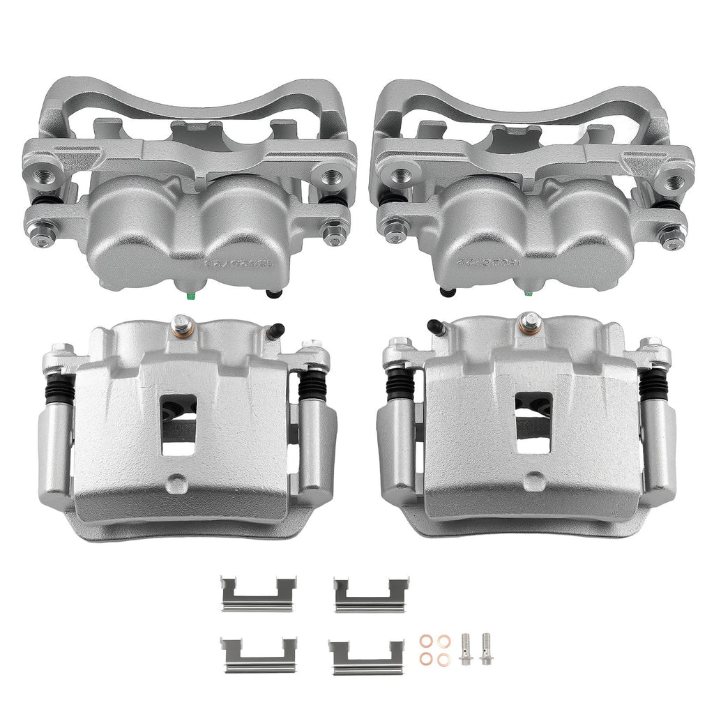 4X Brake Caliper Set for Chevrolet Express 2500 V6 V8 (2003–2020)