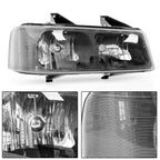 Pair Headlights for Chevrolet Express Savanna 1500 2500 3500 (2003–2023)