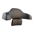 Rear Trunk Passenger Backrest for Indian Roadmaster (2015–2023) Black Orange