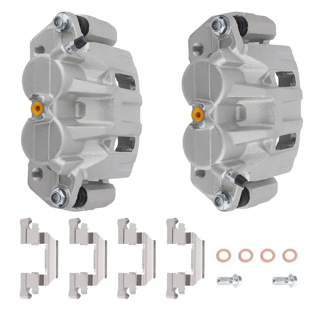 2X Front Disc Brake Caliper w/ Bracket for Acura RDX (2007–2012) 19-B2958