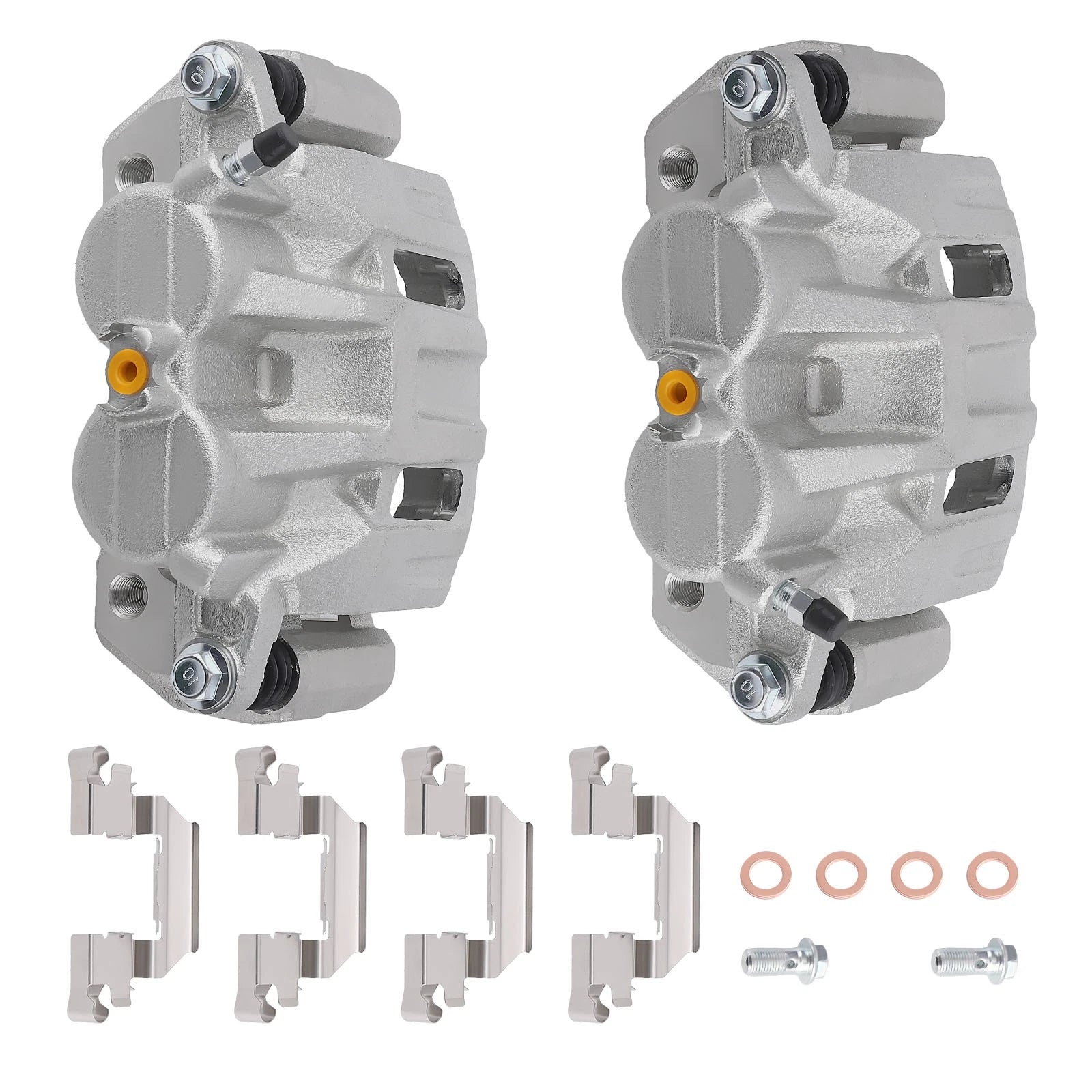 2X Front Disc Brake Caliper w/ Bracket for Acura RDX (2007–2012) 19-B2958