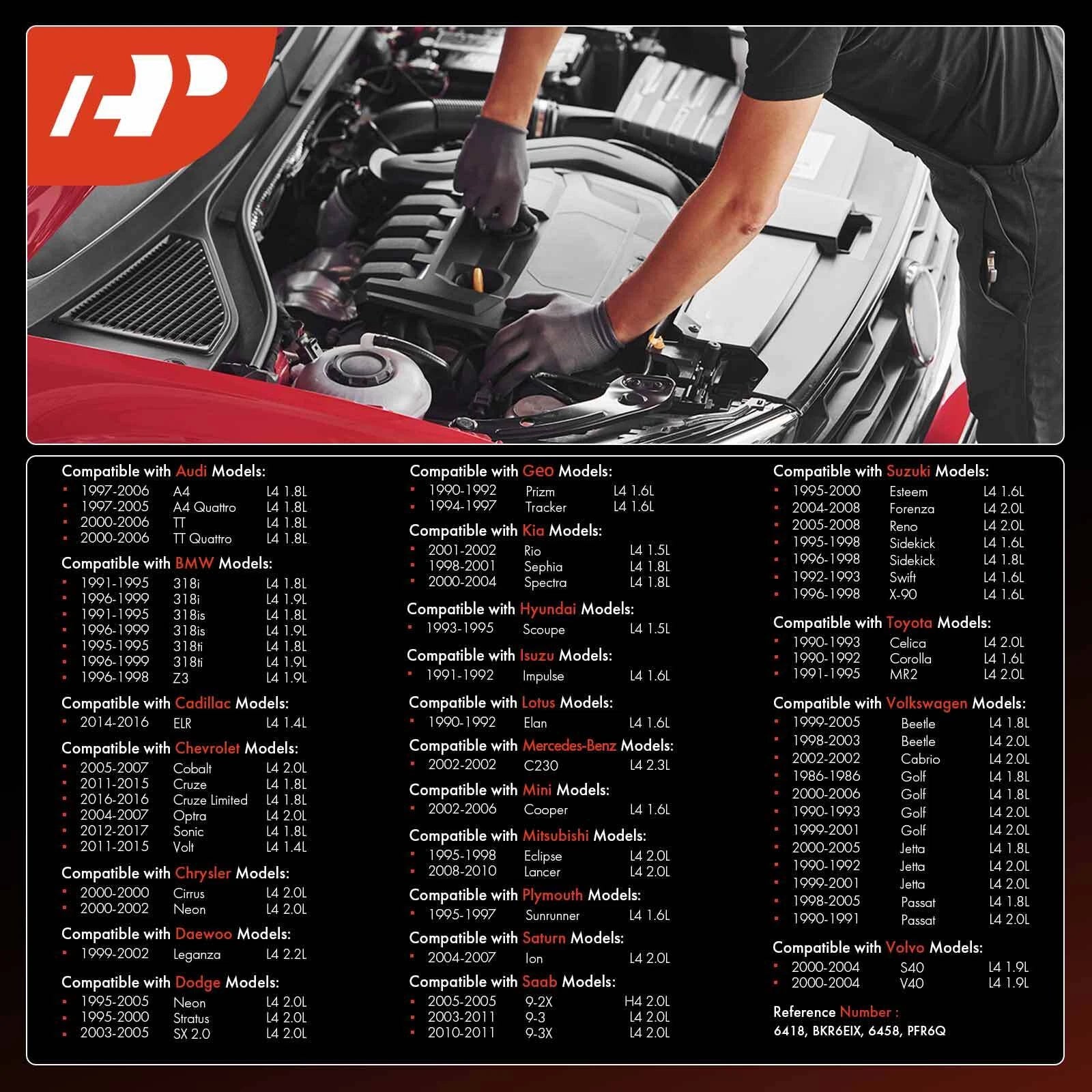 Iridium & Platinum Spark Plugs for Toyota Corolla & VW Jetta (1990–1992)