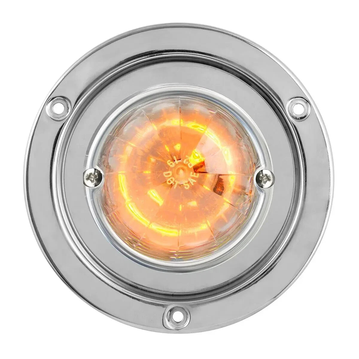LED Clearance Light Amber Lens Bezel Mount for Classic Trucks (1946–1964)