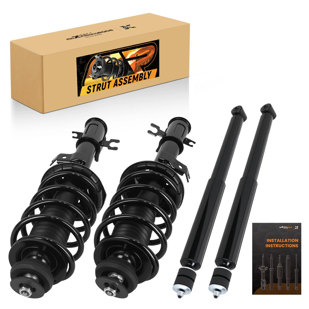 Complete Front & Rear Shock Strut Spring Assembly for Chevy Aveo 5 Pontiac Wave G3 (2004–2011)