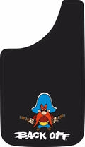 Mud Guards Flaps for Yosemite Sam Back Off Guns (11x19)