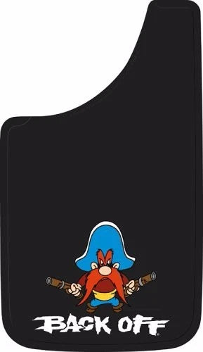 Mud Guards Flaps for Yosemite Sam Back Off Guns (11x19)