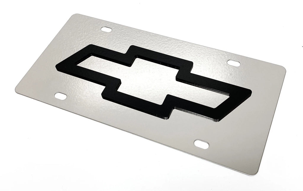 License Plate Frame Premium Stainless Chrome for Chevrolet Bowtie (2000–2025)