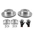 Set of 2 Rear Brake Rotors and Calipers for Cadillac Escalade ESV (2003–2006)
