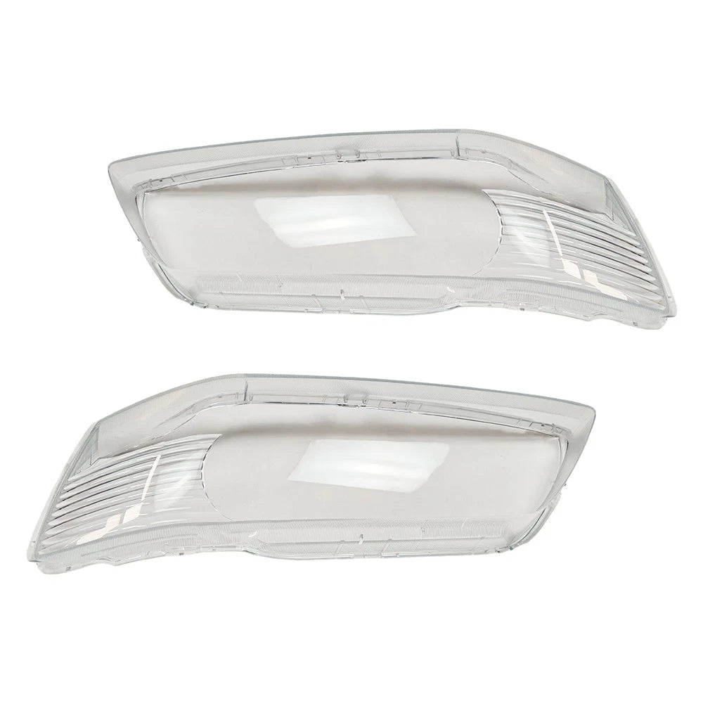 2X Front Headlight Lens Housing + Glue for Mitsubishi Lancer Evo 9 (2003–2007)